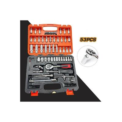 1/4 Cırcırlı 53 Parça Lokma Anahtar Takımı Bits Uç Seti Tam Set