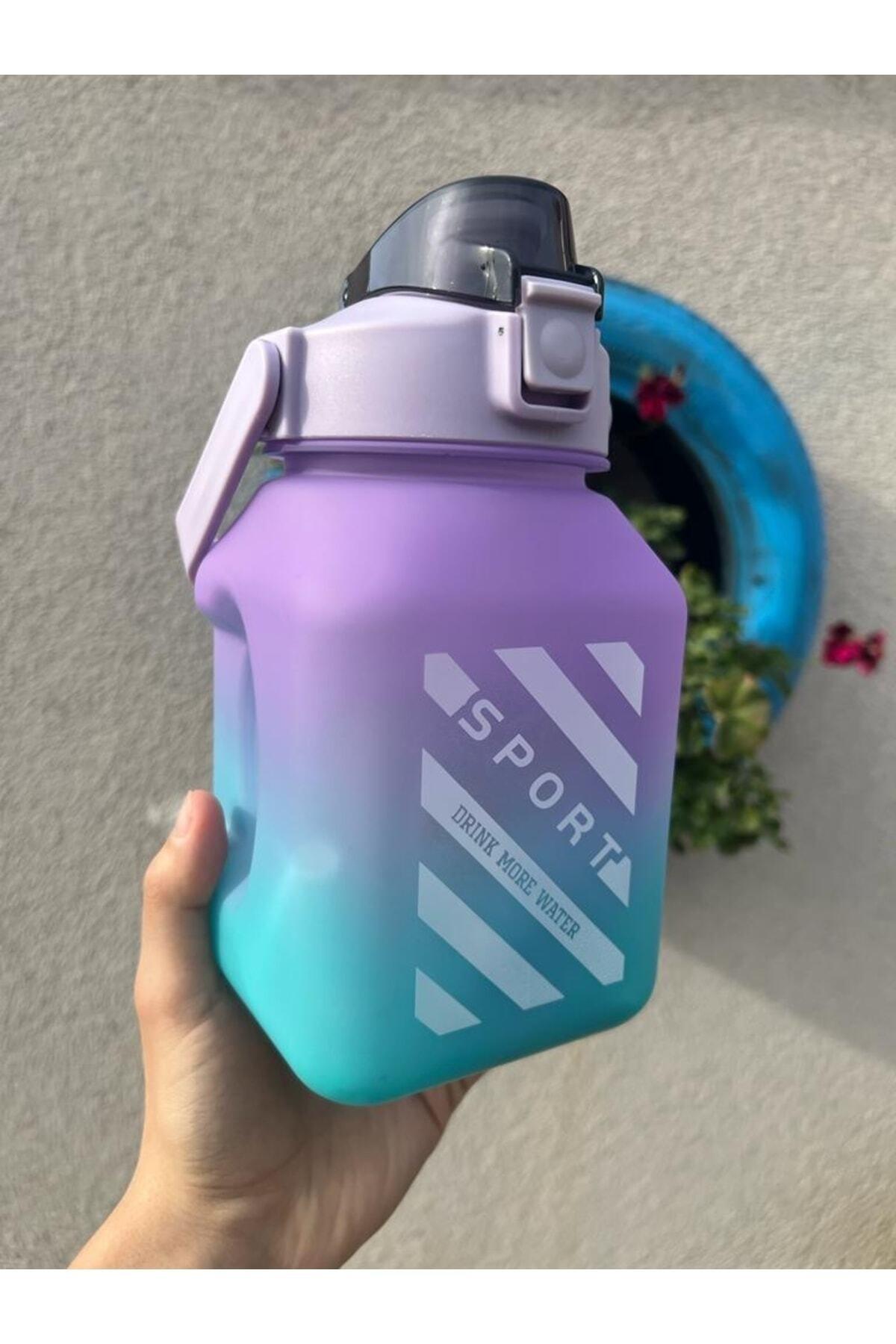 1.5 Litre Kare Motivasyon Su Matarası