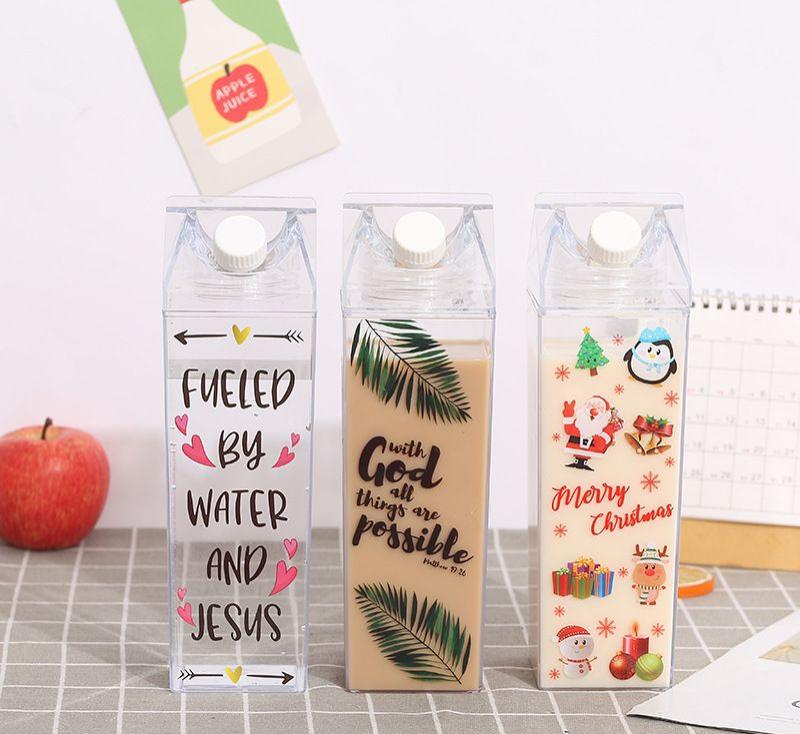 1 Litre Mika Süt Kabı Desenli Model