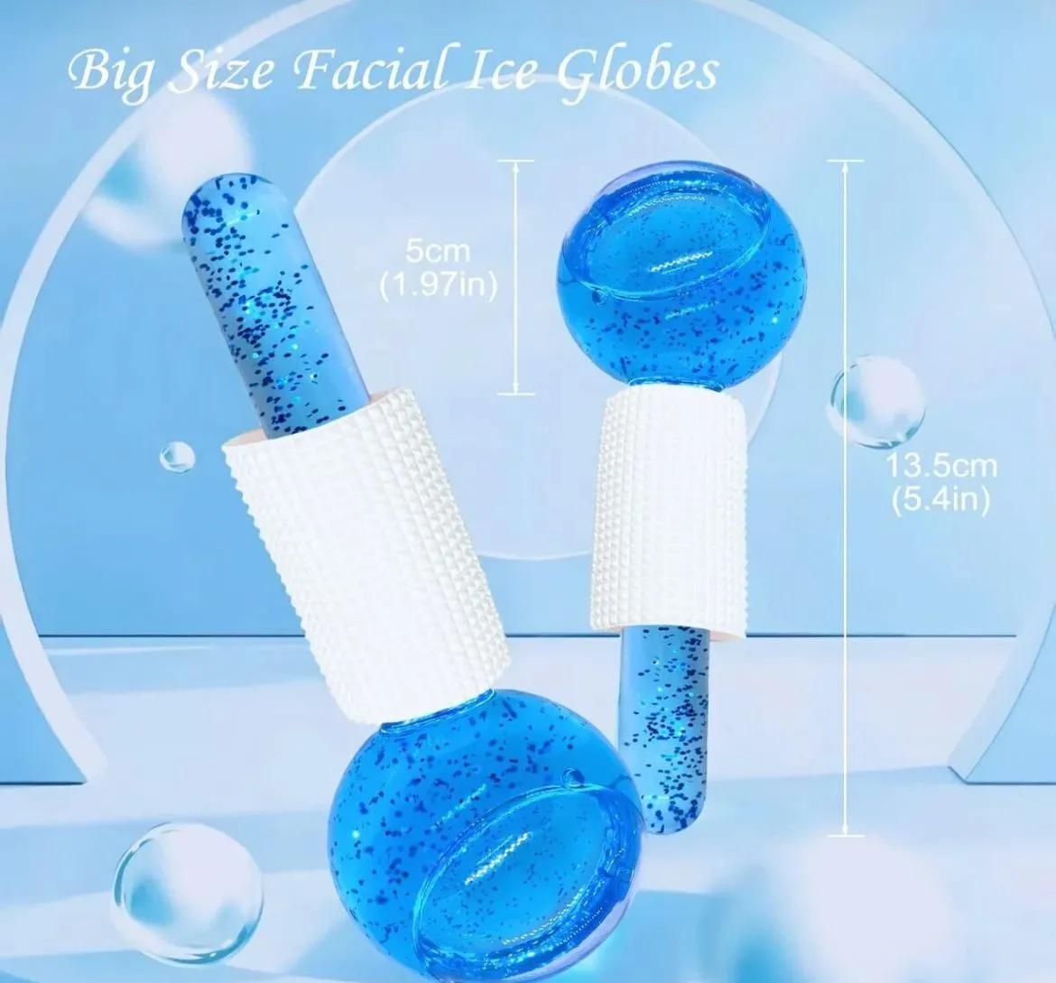 2 Li Set Buz Küre Soğuk Masaj ve Terapi Topu IceGlobes Leke Önleyici