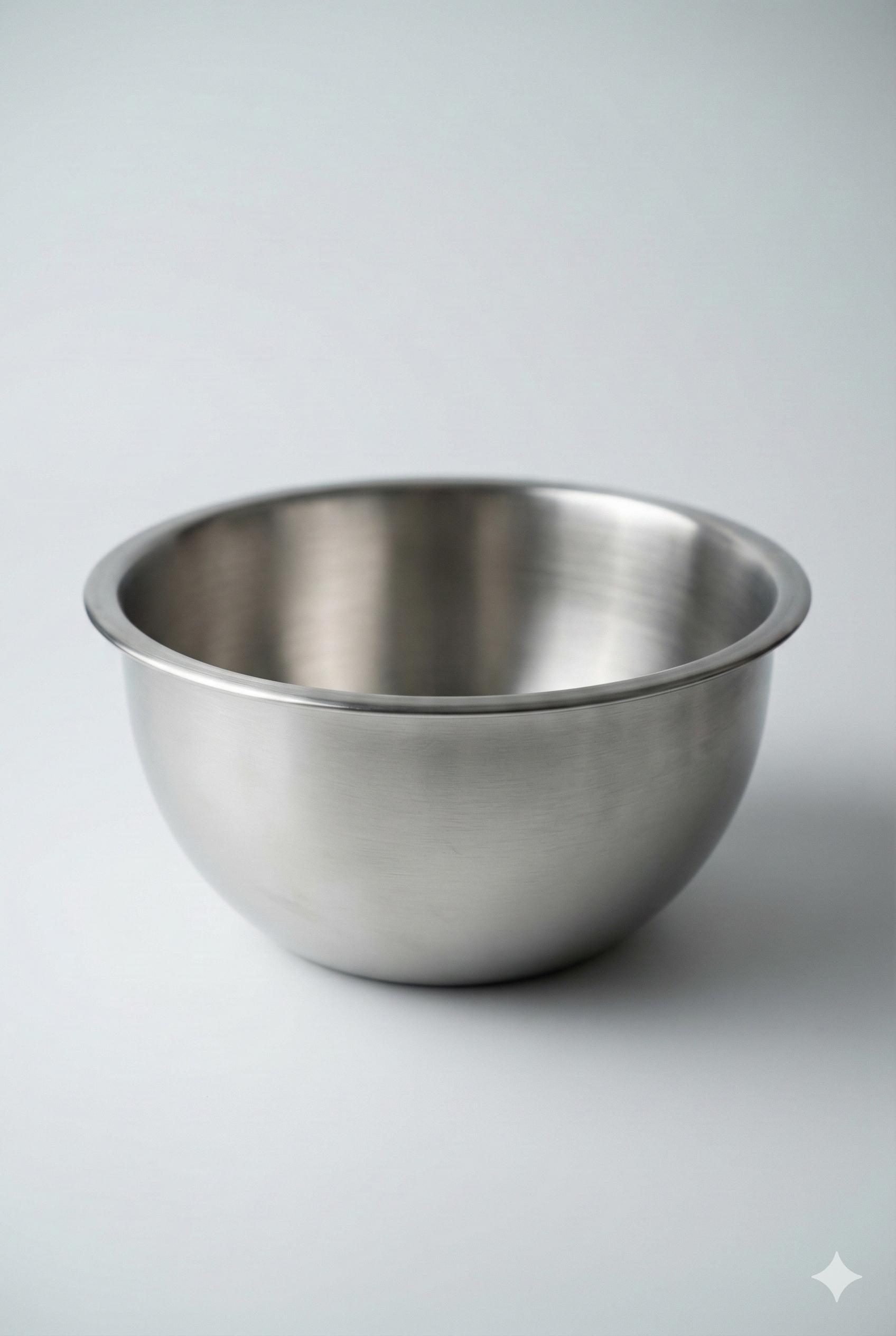 26 Cm cm Paslanmaz Çelik Hamur Yoğurma ve Karıştırma Kabı - Profesyonel Mutfak Kasesi *80