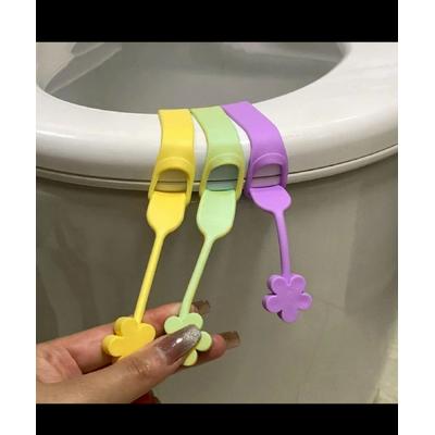 3 Lü Set Klozet Kapağı Tutucu Slikon