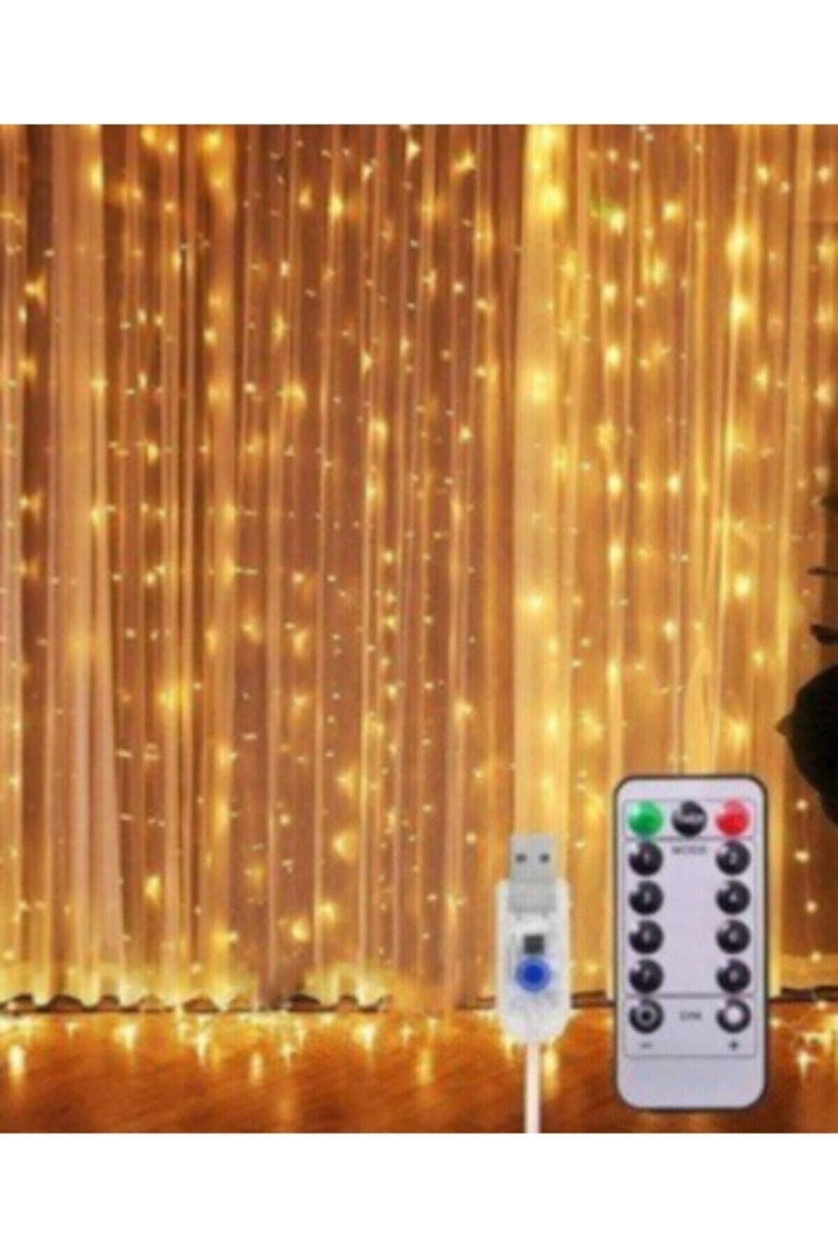 3x3 Perde Led ANimasyonlu Gün Işığı USB