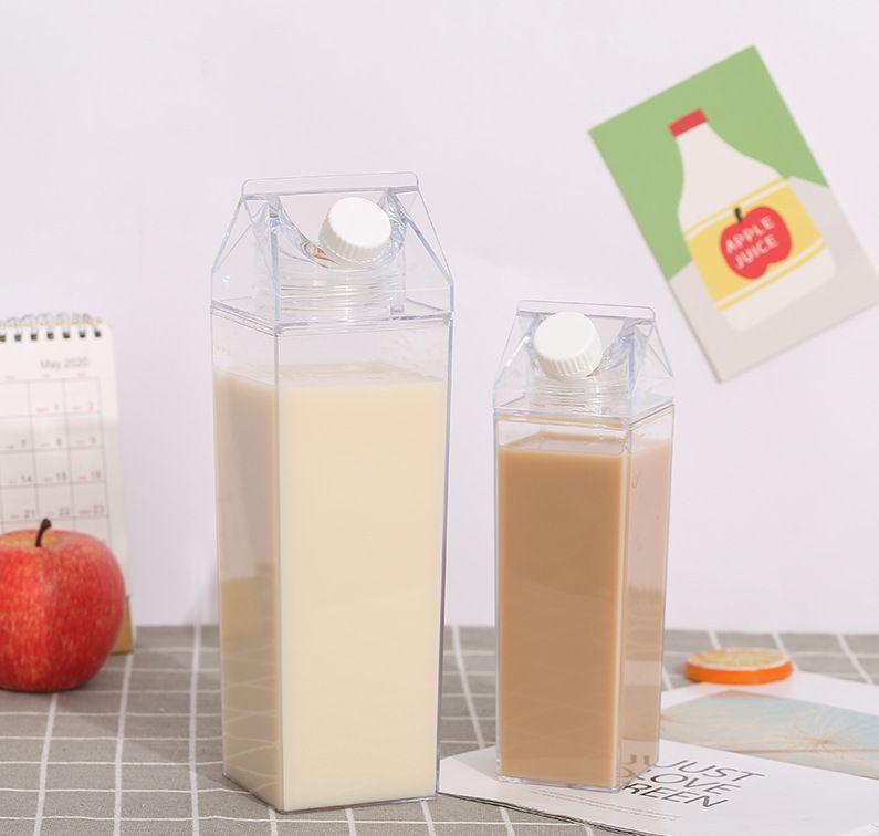 500 Ml Mika Süt Kabı Şeffaf