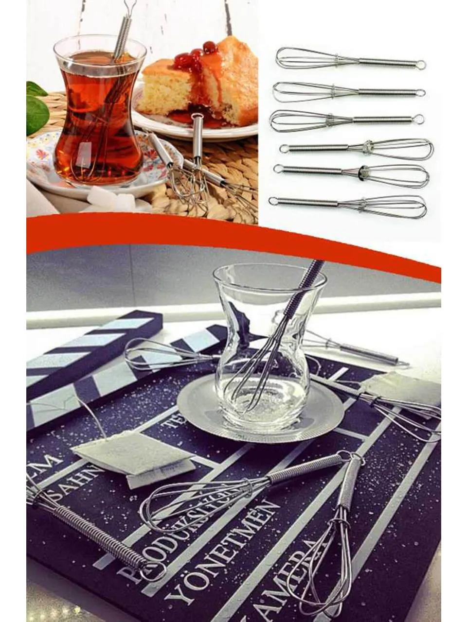 6 Lı Set Metal Mini Çırpıcı *200