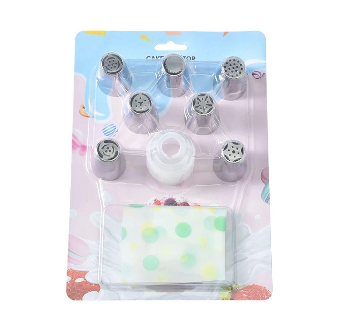 8 Parça Kreama Torbalı Pasta Malzeme Seti