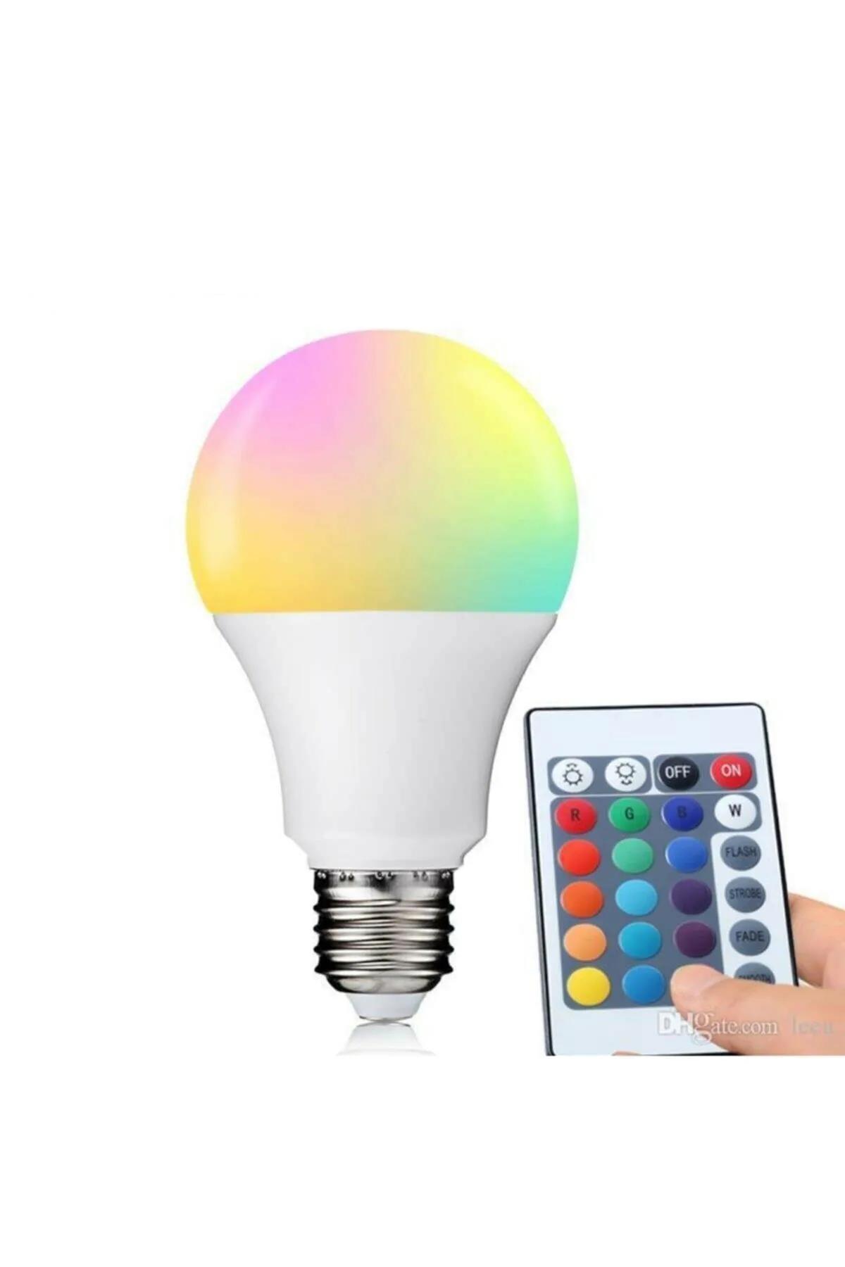 9 W Kumandalı Rgb White Led Ampül