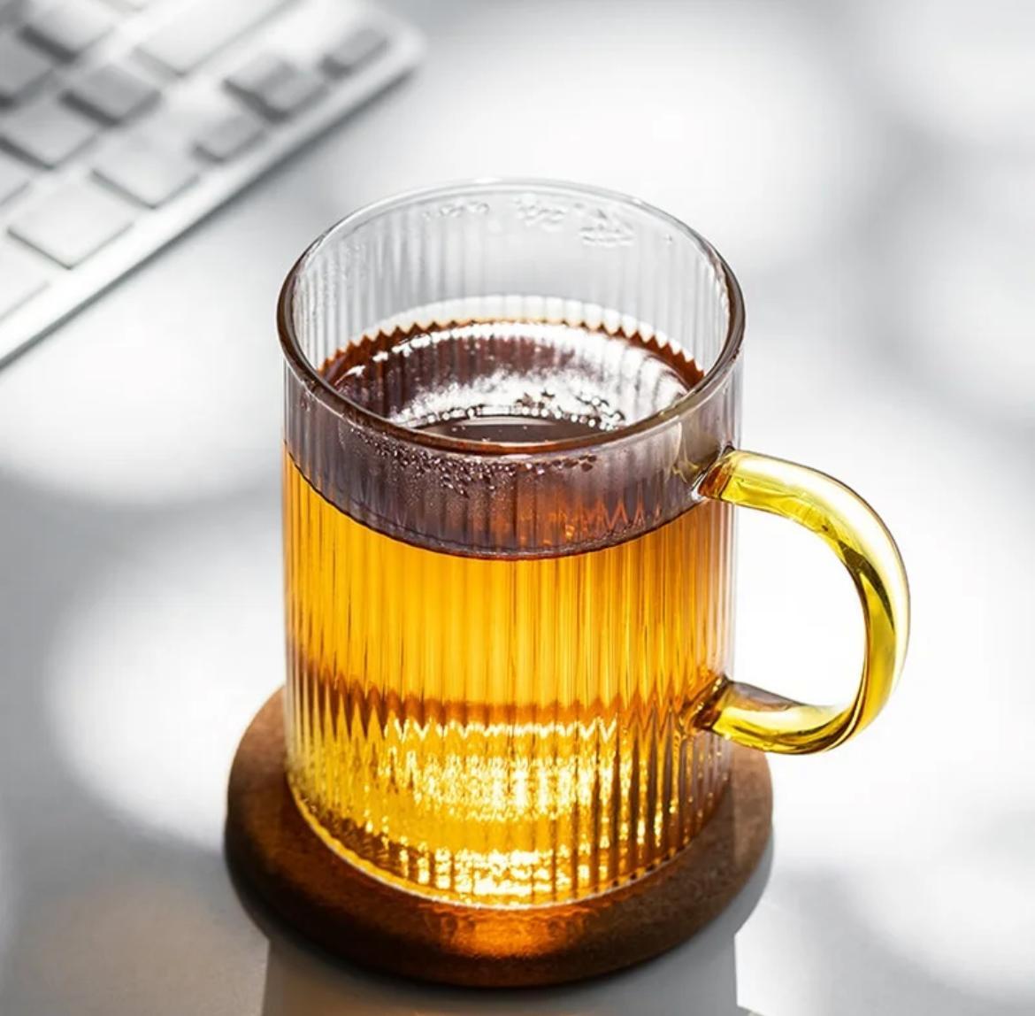 Altın Kulplu Kahve Yanı Bardağı 6 Lı Set 130 ml