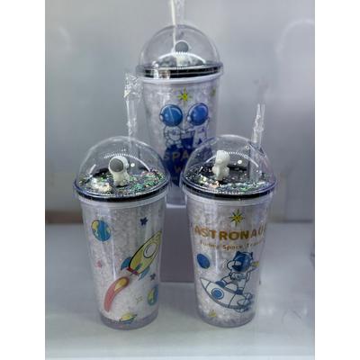 Astronot Pipetli Buzlu Bardak *60