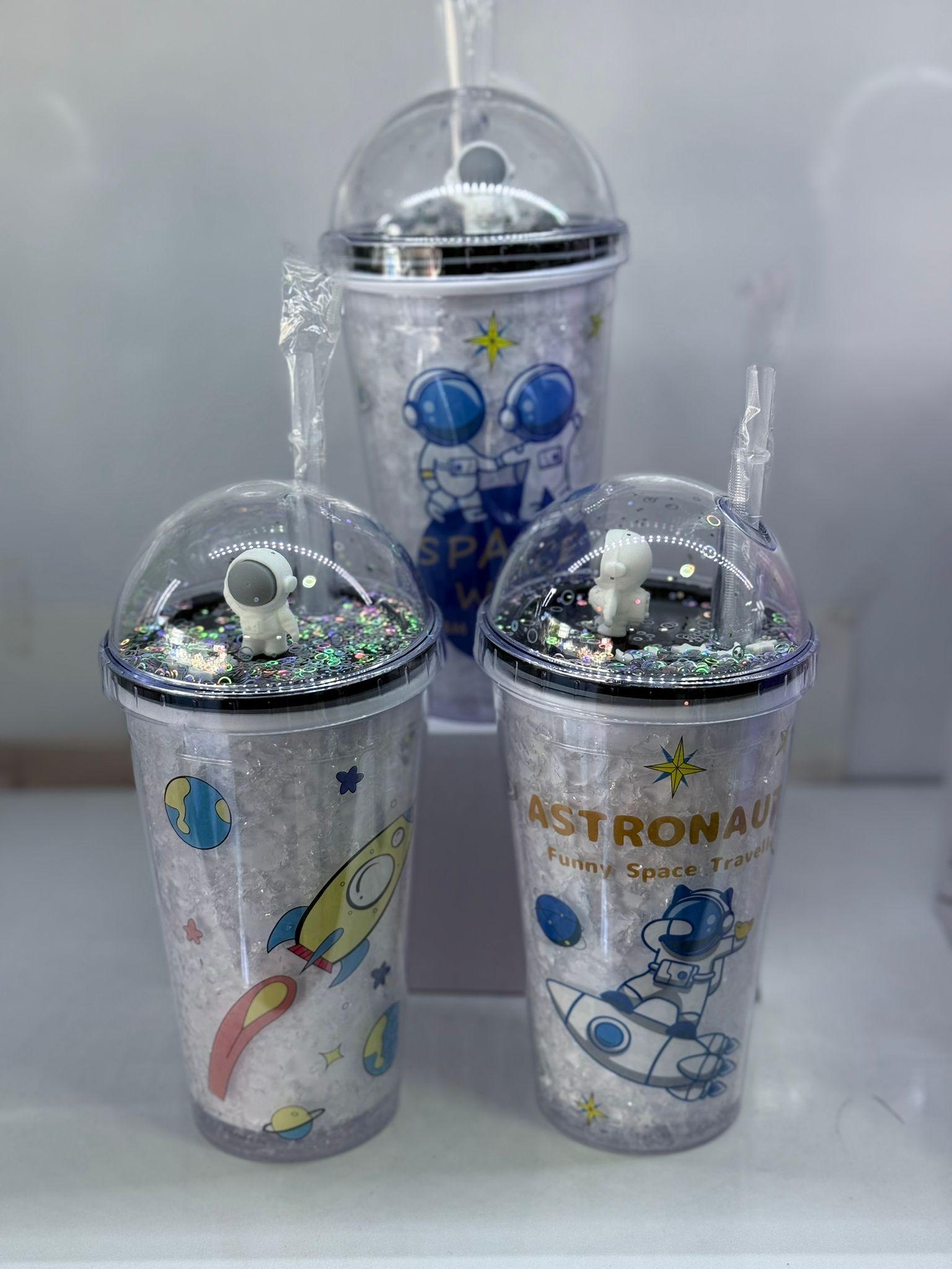 Astronot Pipetli Buzlu Bardak *60