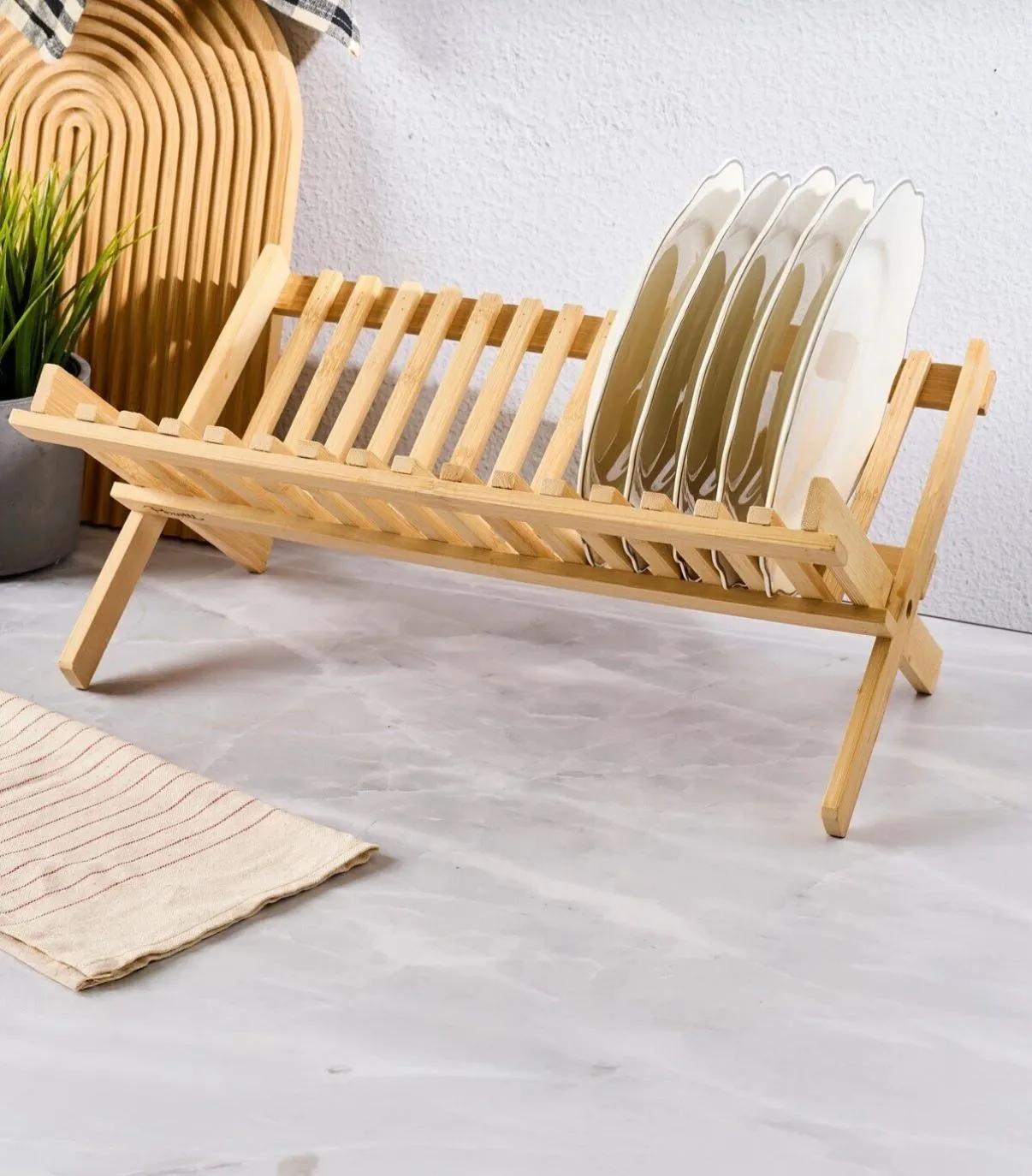 Bambu Bulaşık Kurutmalık 43x34 *30