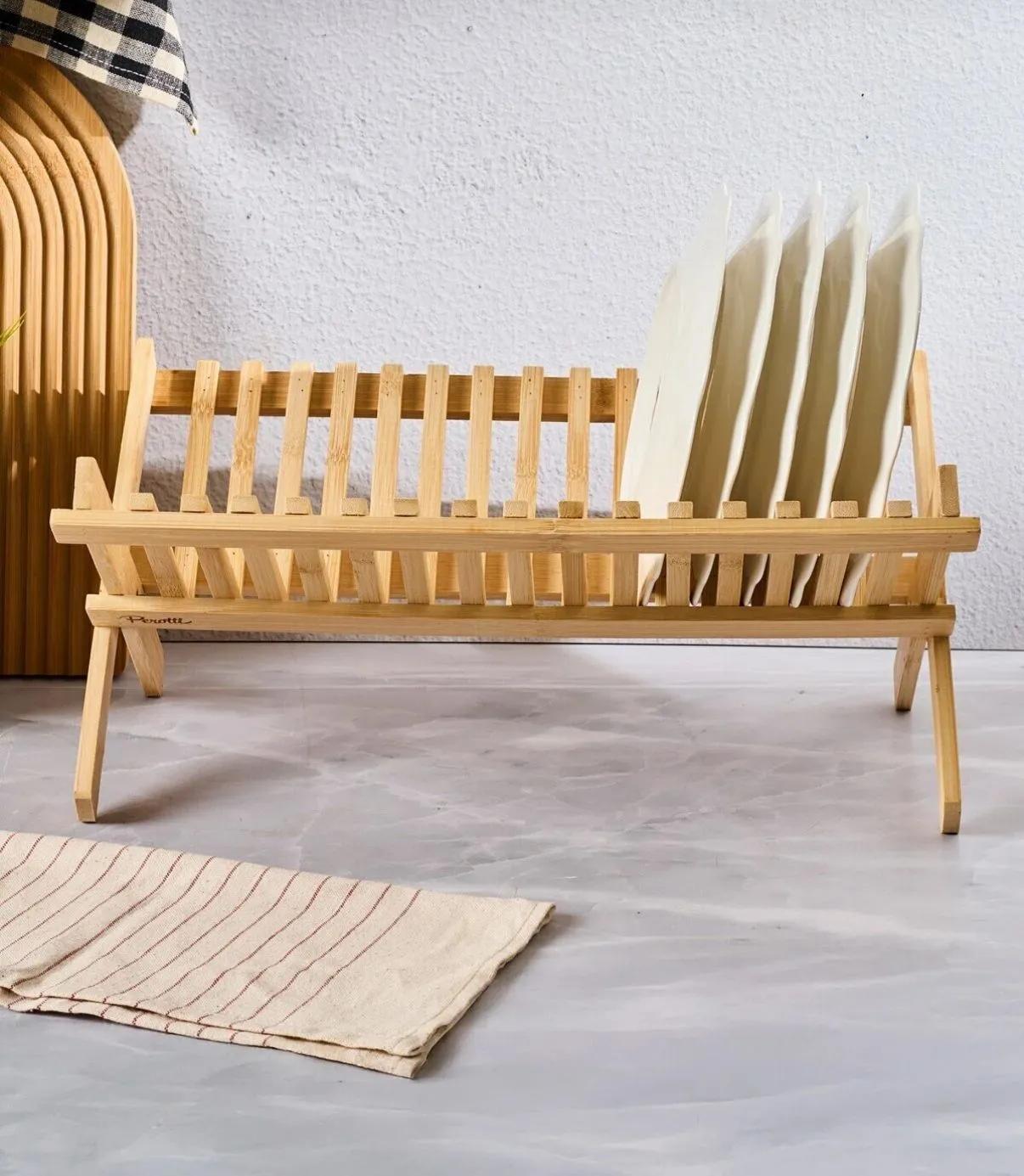 Bambu Bulaşık Kurutmalık 43x34 *30