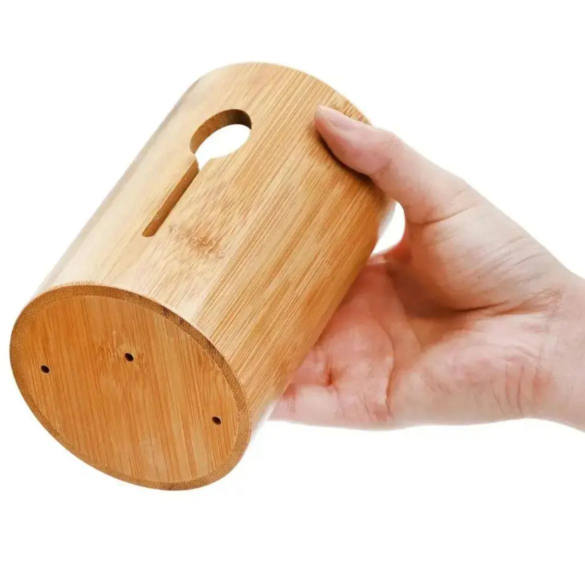 Bambu Çatal Kaşık Bıçaklık Yuvarlak Tekli