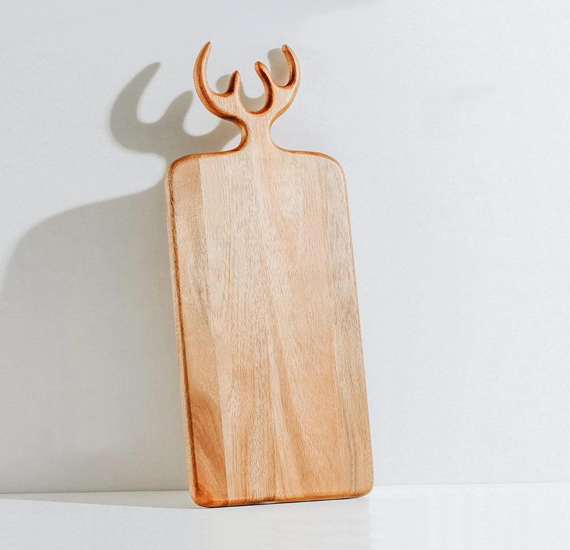 Bambu Geyik Model Kesme Tahtası Dikdörtgen