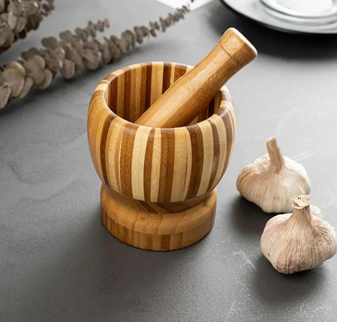 Bambu Havan Baharat Öğütücü