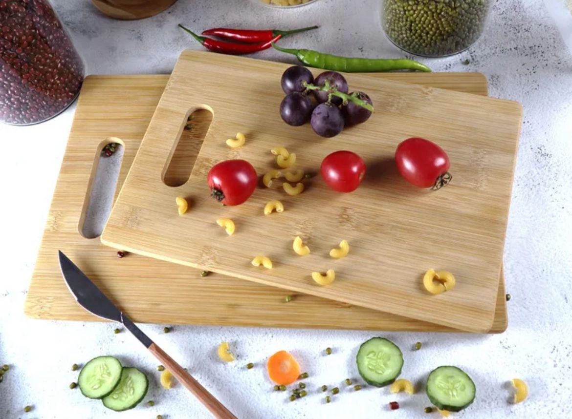 Bambu Kesme Tahtası 2 Li Set