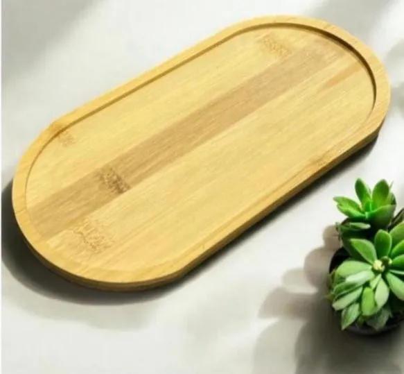 Bambu Yağlık Altlığı Oval