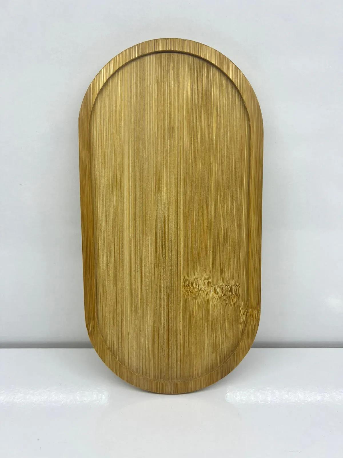 Bambu Yağlık Altlığı Oval