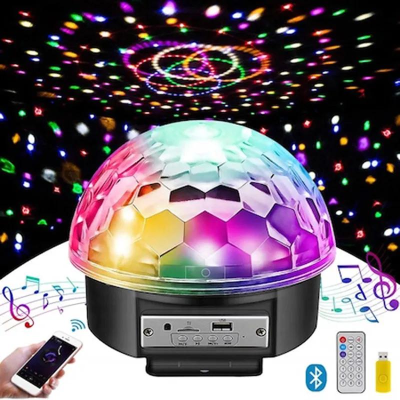 Bluetooth Disko Lamba SD+USB Hoparlör Kumandalı Büyük