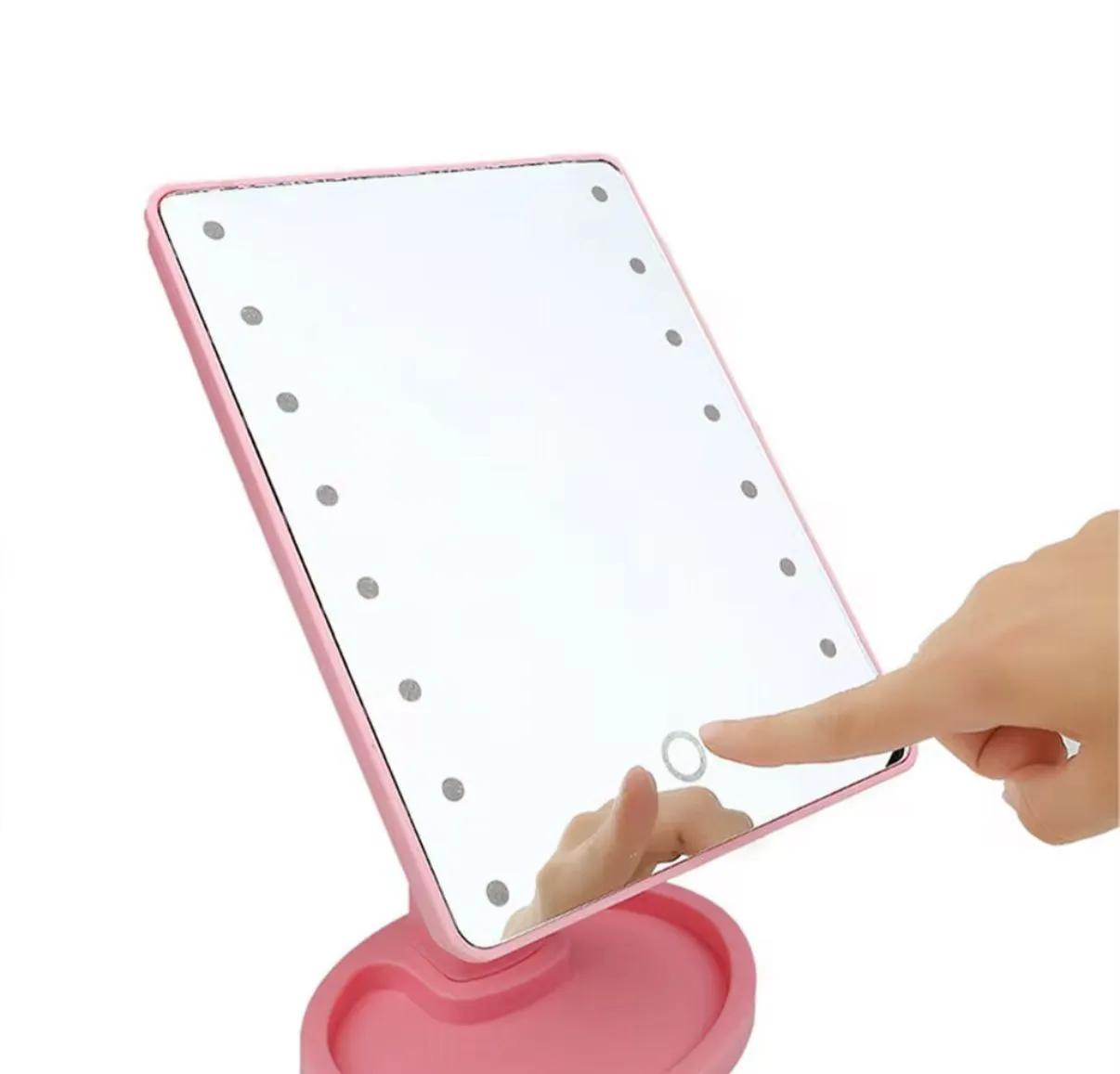 Diktörtgen Şarjlı Led Lamba Makyaj Aynası *36