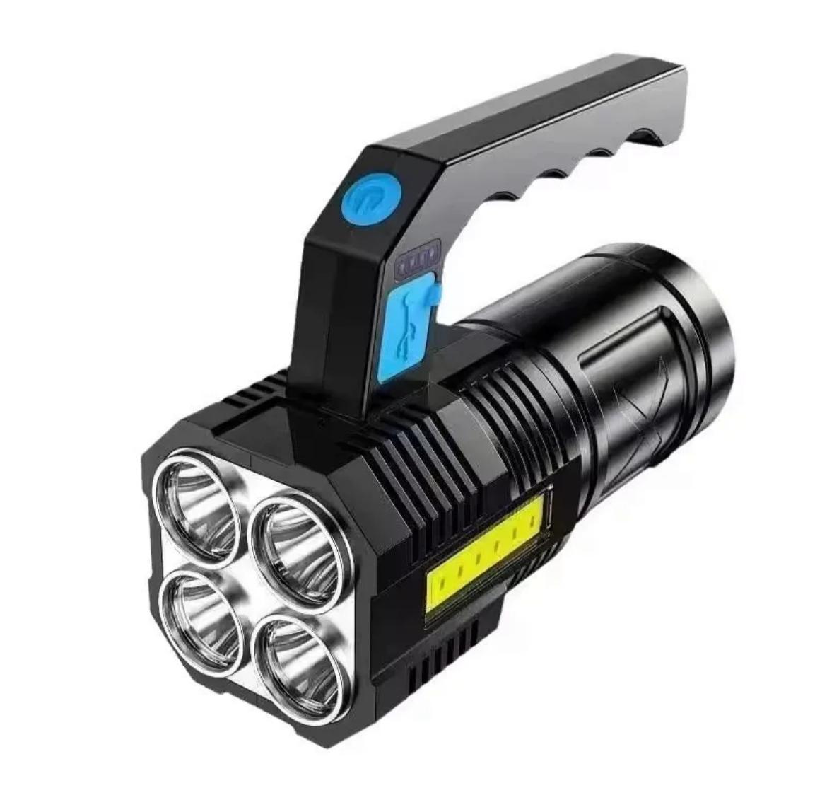 El Feneri Çok Fonksyonlu 4 Gözlü Şarjlı 