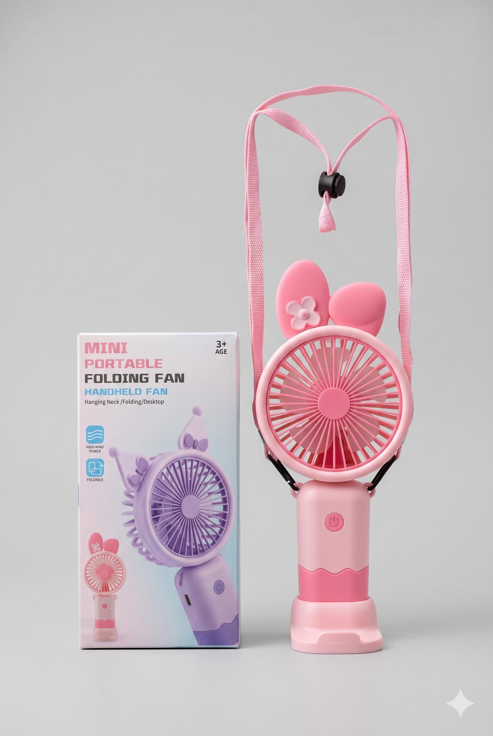 Fabess Kulaklı Tasarım Askılı Taşınabilir Mini Fan