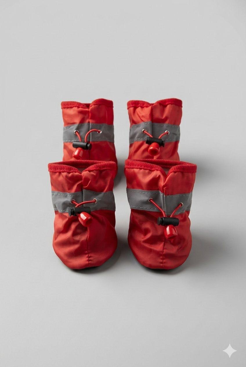 Fabess PawGuard: Su Geçirmez Yansıtıcı Köpek Yağmurluk Botu