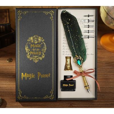 Harry Potter Kuş Tüylü Hokka Kalem Seti