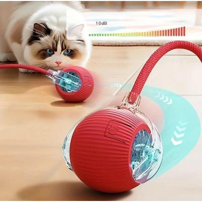 Kedi Oyuncak Şarjlı Oynayan Top İpli *200