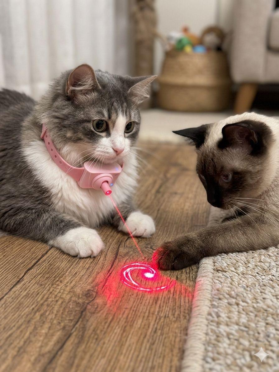 Kesintisiz Avcı Deneyimi: Ayarlanabilir Kedi Lazer Tasması