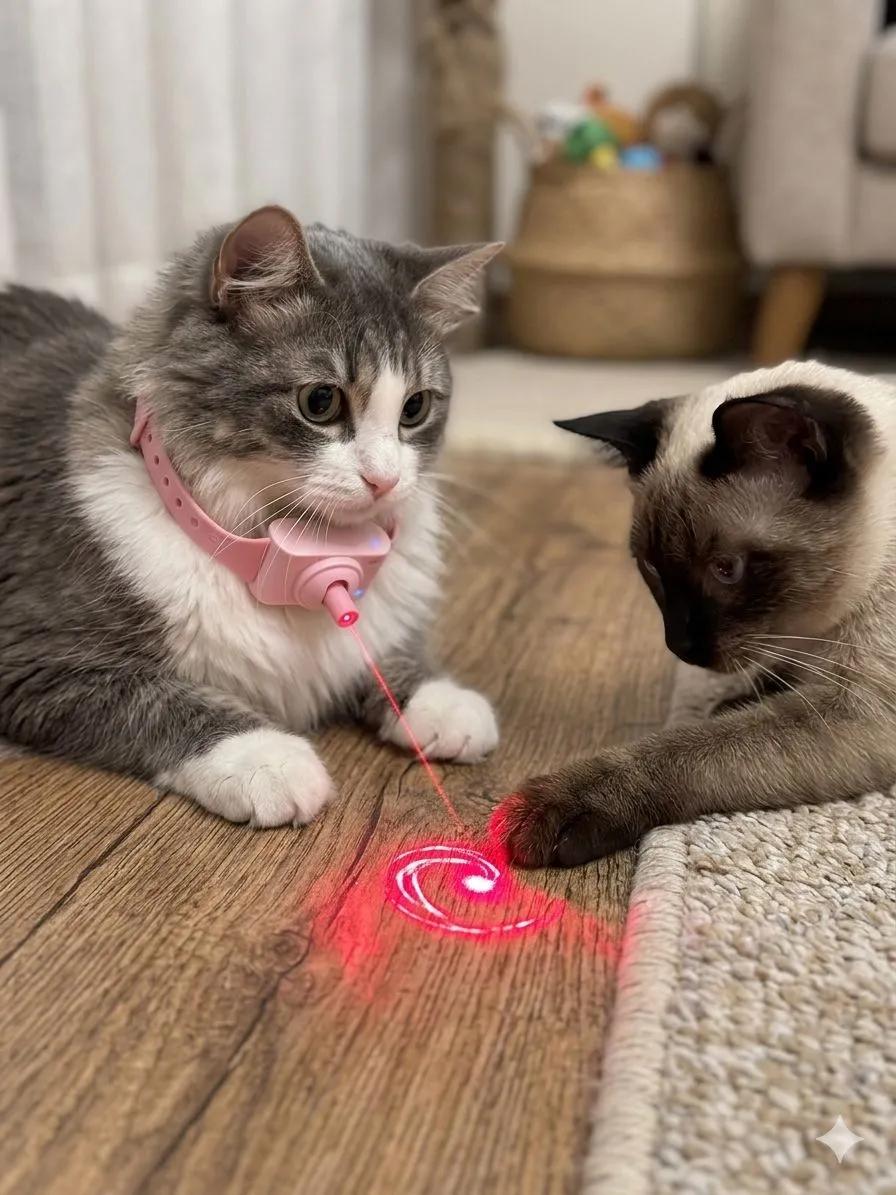 Kesintisiz Avcı Deneyimi: Ayarlanabilir Kedi Lazer Tasması