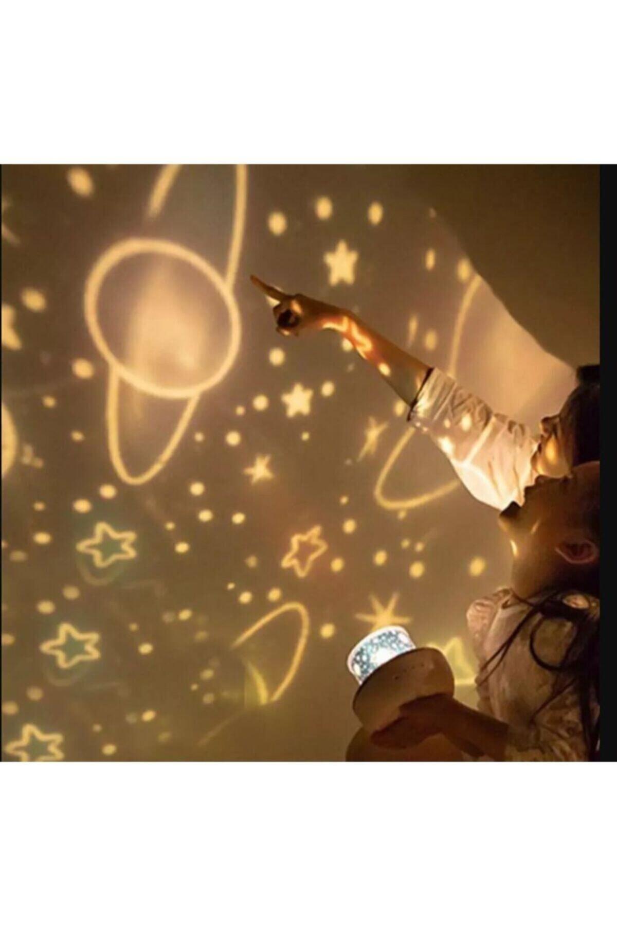 Lüx Galaksi Star Master Gece Lambası 6 Farklı