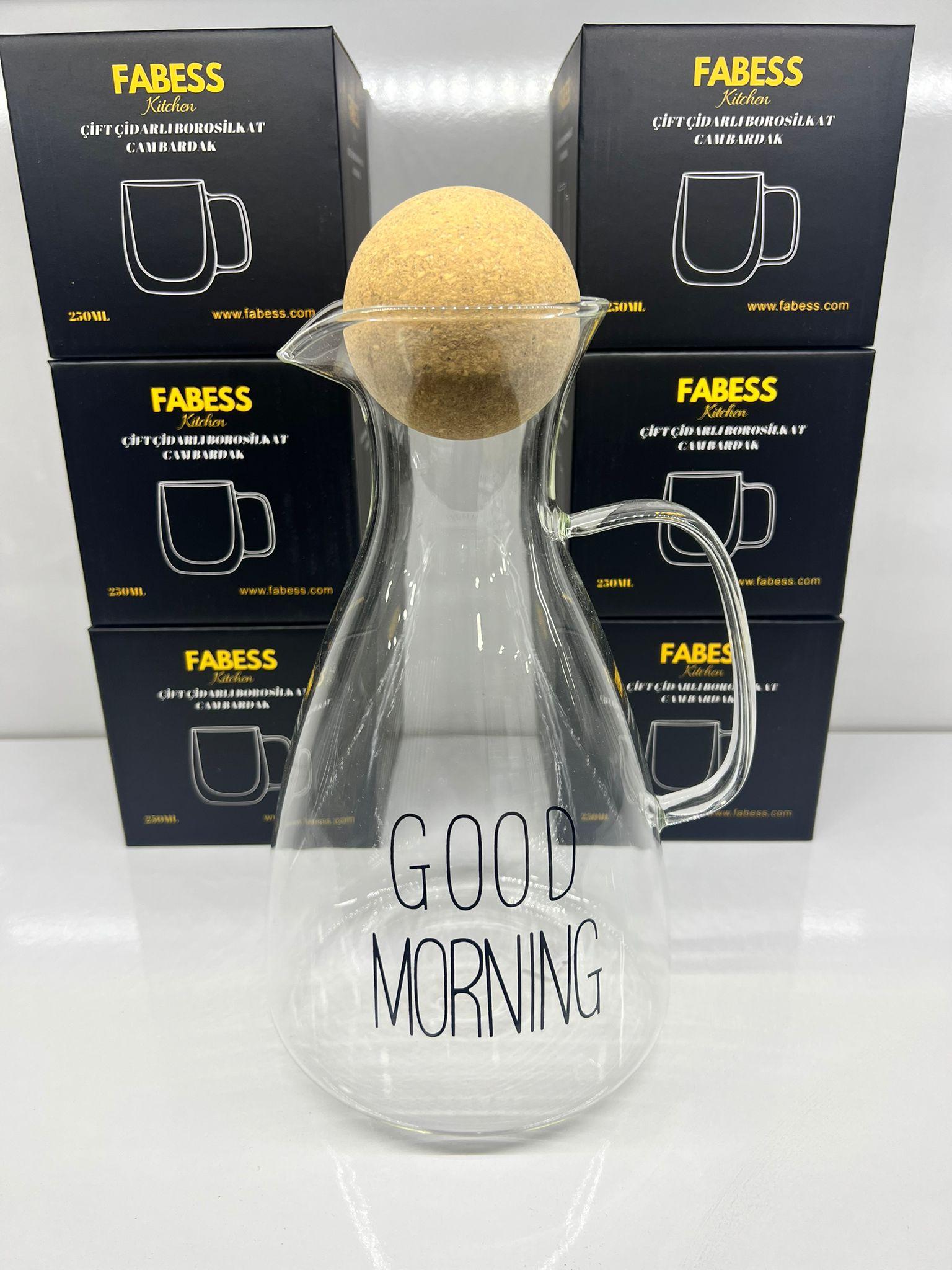 Mantar Top Kapaklı Sürahi İnce