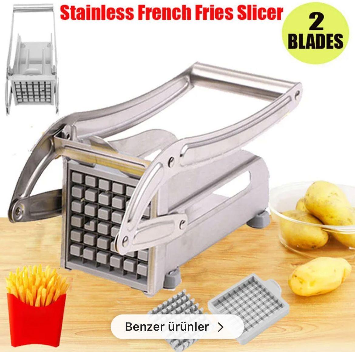 Metal Döküm Patates Doğrayıcı Manuel