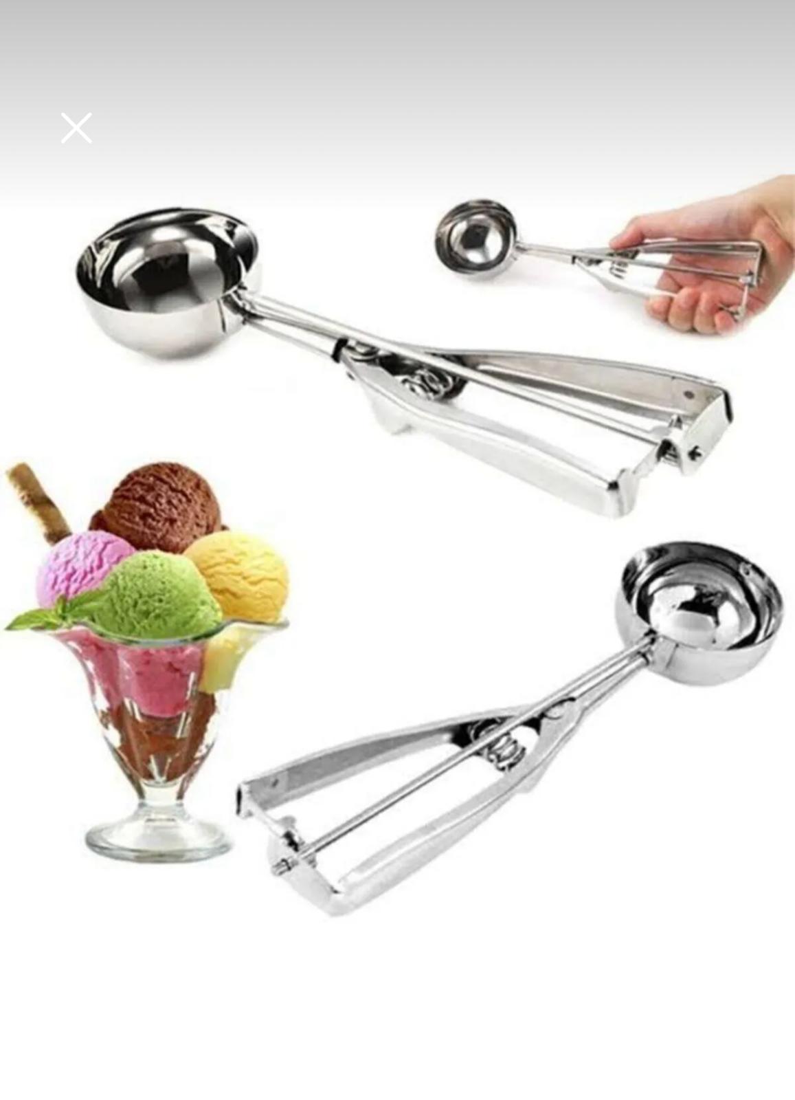 Metal Dondurma Kaşığı Büyük Boy