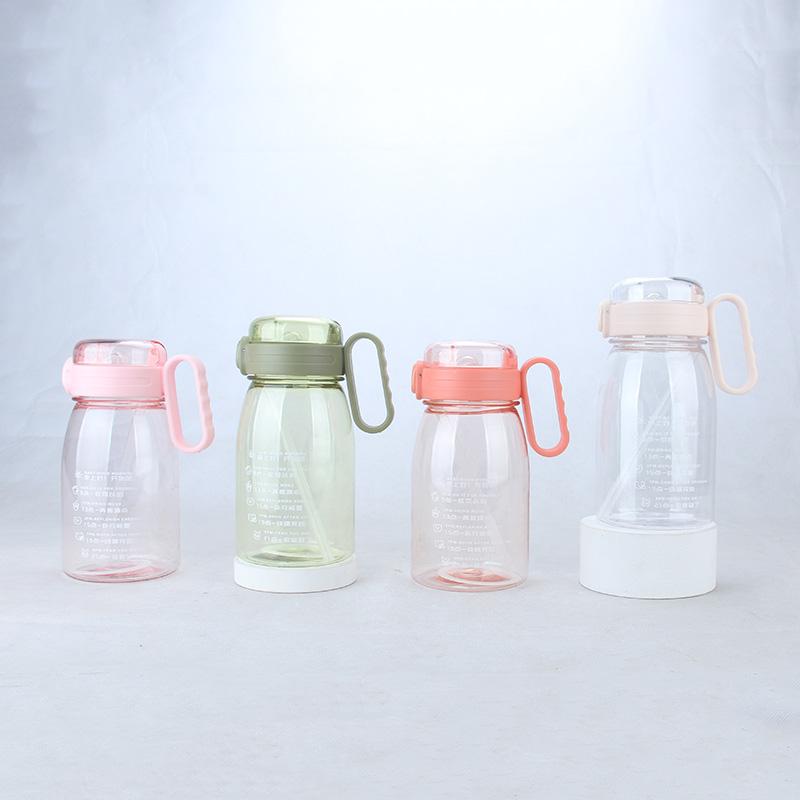 Motibasyon Matarası Yeni Nesil Kulplu Şeffaf 1 L