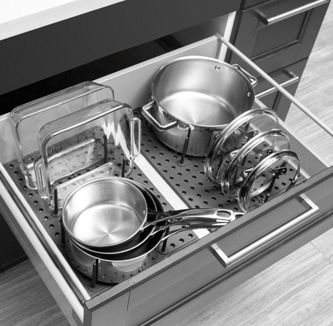 Mutfak Dolabı Organizer Tabaklık Plastik