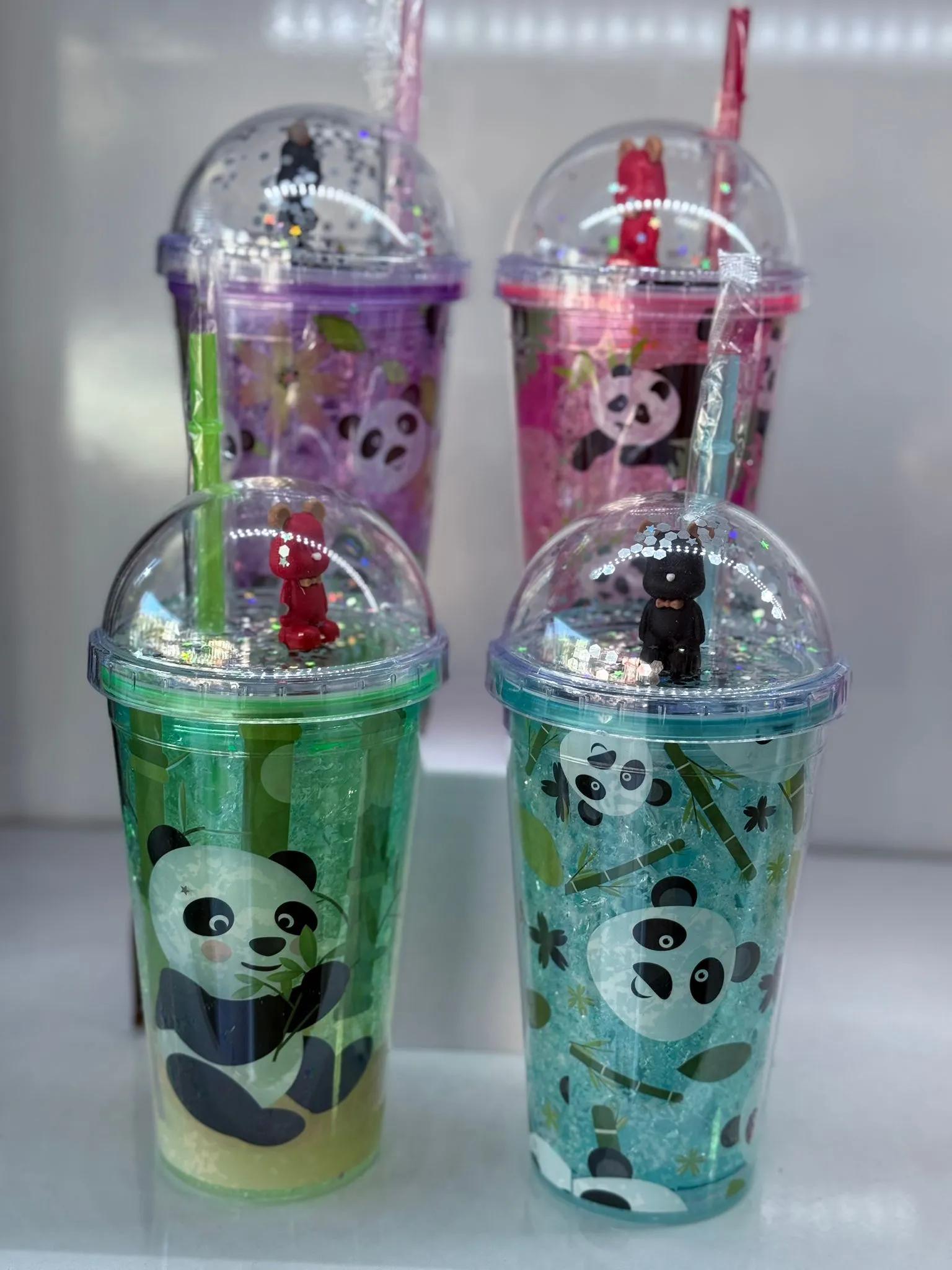 Panda Pipetli Buzlu Bardak *60