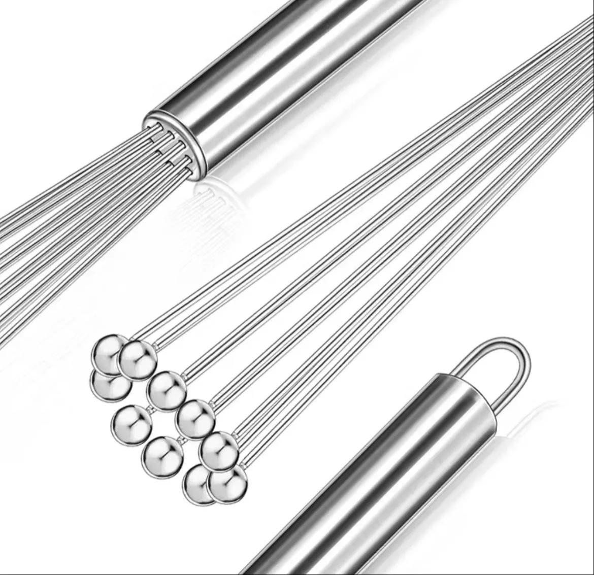 Paslanmaz Çelik Boncuklu Çırpıcı 12" İnç *240