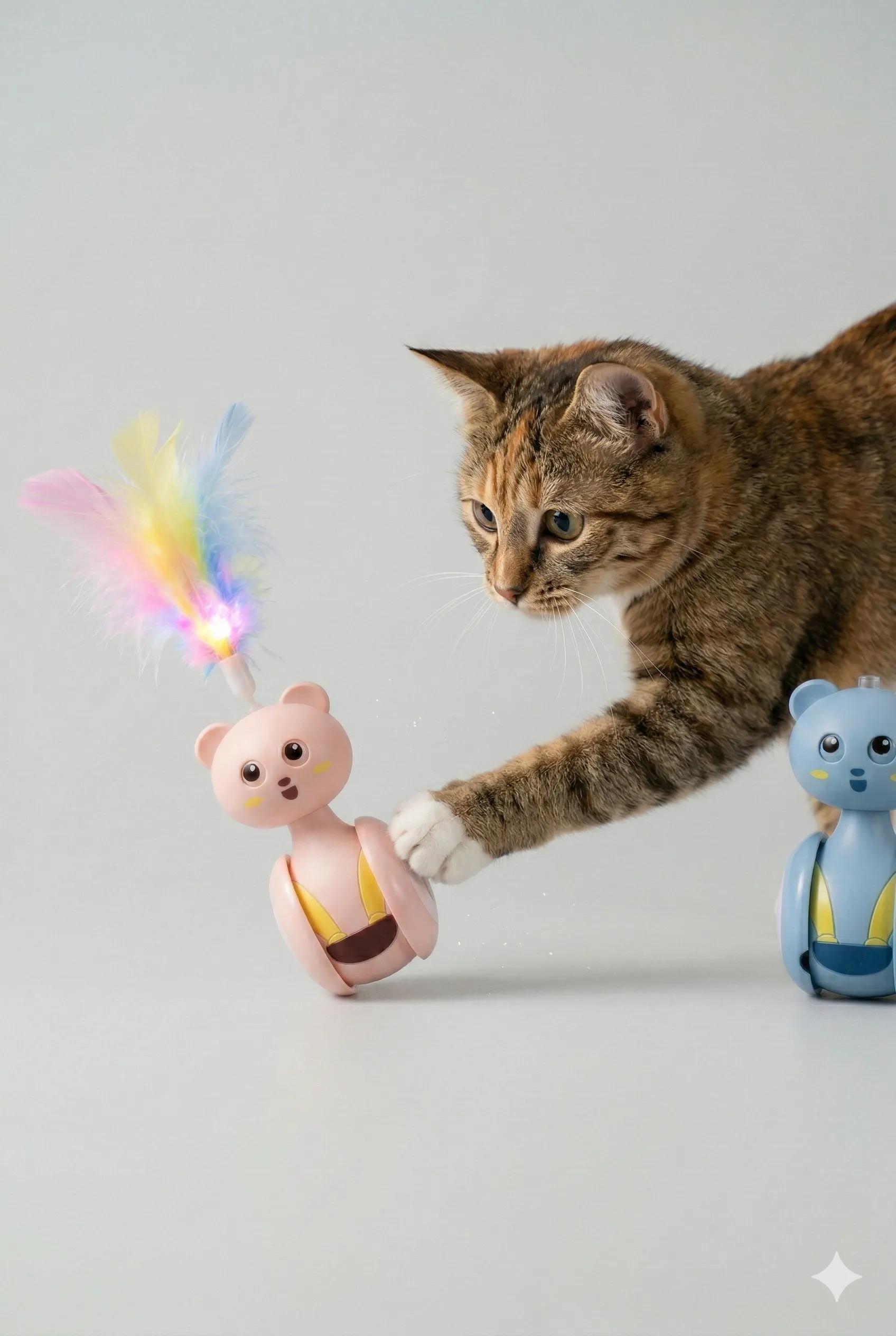 PatiDostu Hacıyatmaz Akıllı Hareketli Kedi Oyuncağı
