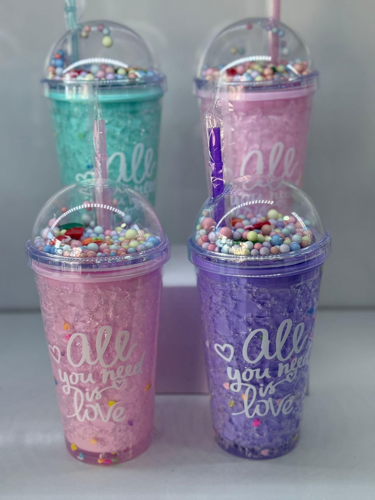 Pipetli Buzlu Bardak *60