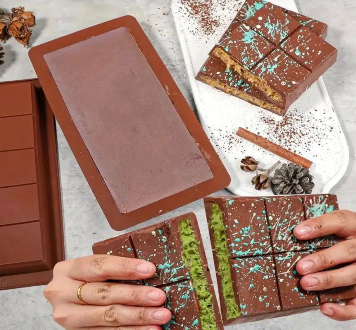 Plastik Dubai Çikolata Kalıbı 10x20