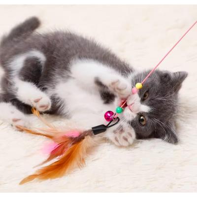 Plastik Kedi Oyun Oltası İnce Tüylü