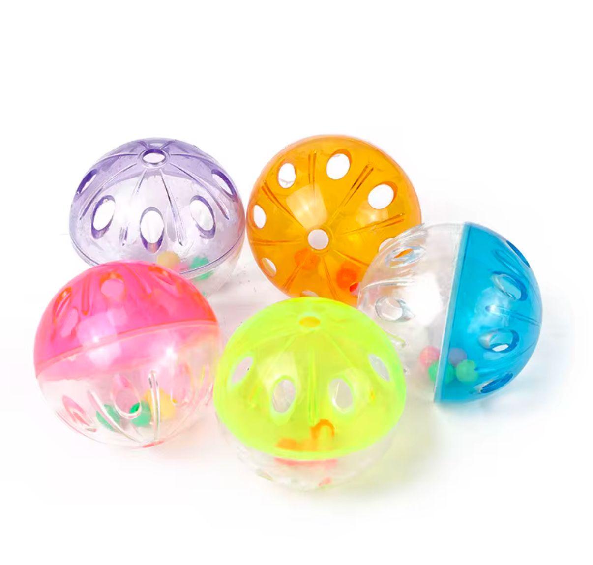 Plastik Kedi Oyun Topu 6 Lı Set