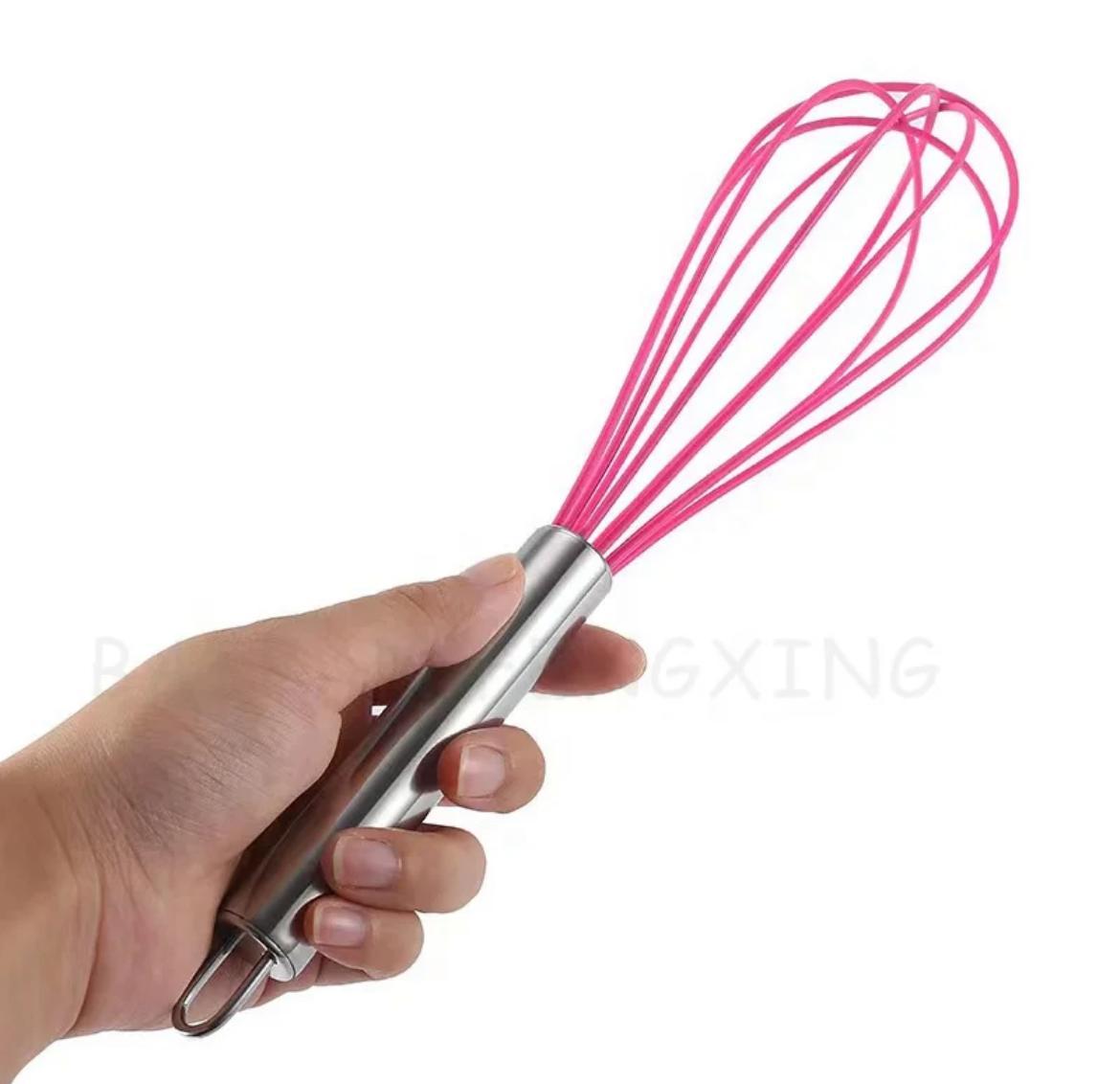 Plastik Renkli Çırpıcı 10" Orta