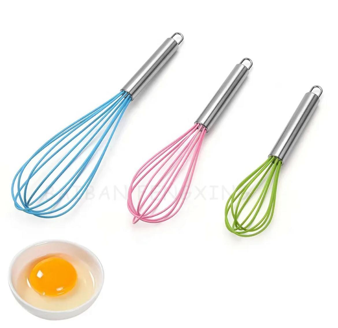 Plastik Renkli Çırpıcı 12" Büyük