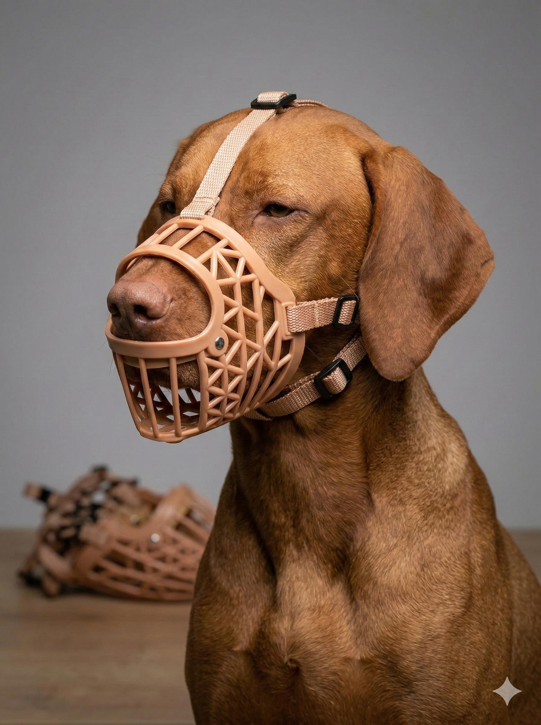 Premium Örgü Sepet Köpek Ağızlığı 7 Boy Set