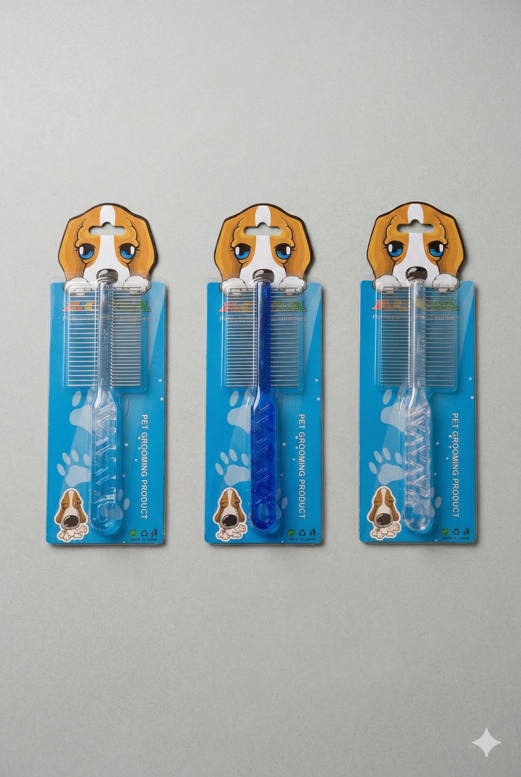 Profesyonel Çift Taraflı Pet Bakım Tarağı