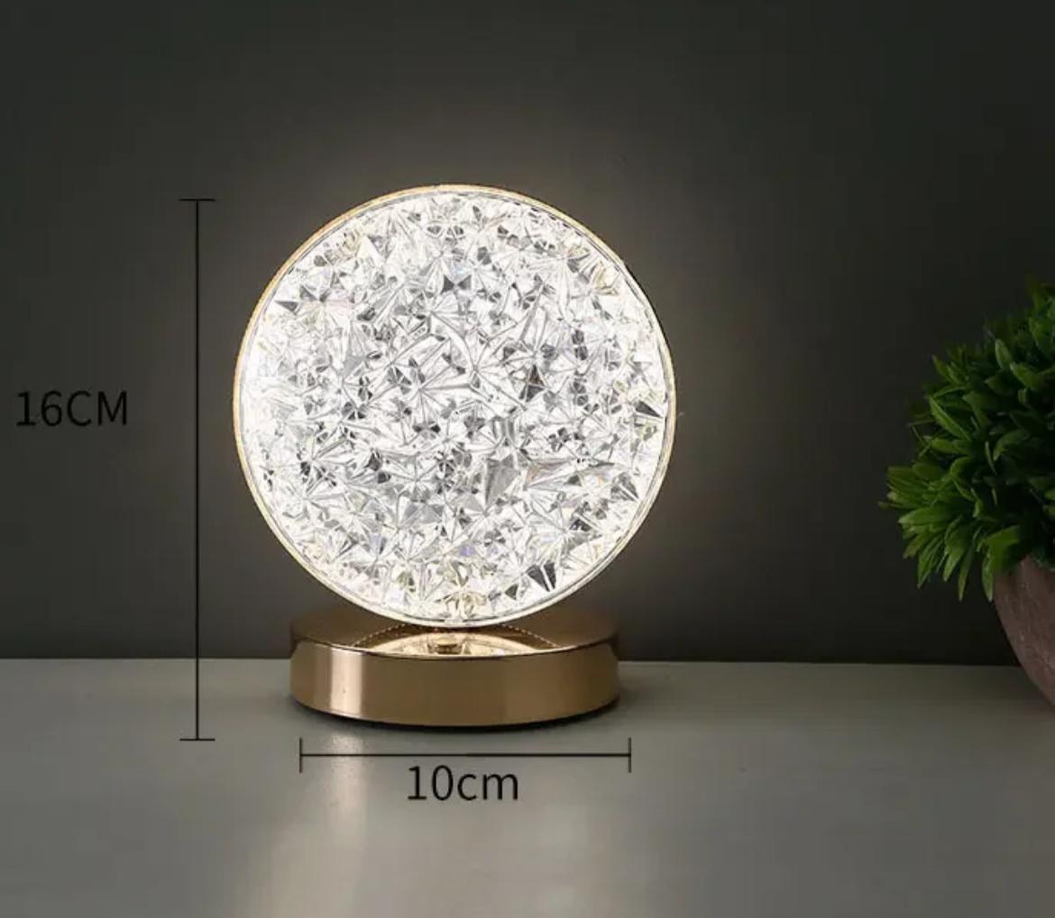 Şarjlı Dokunmatik Masa Lambası Yuvarlak Model