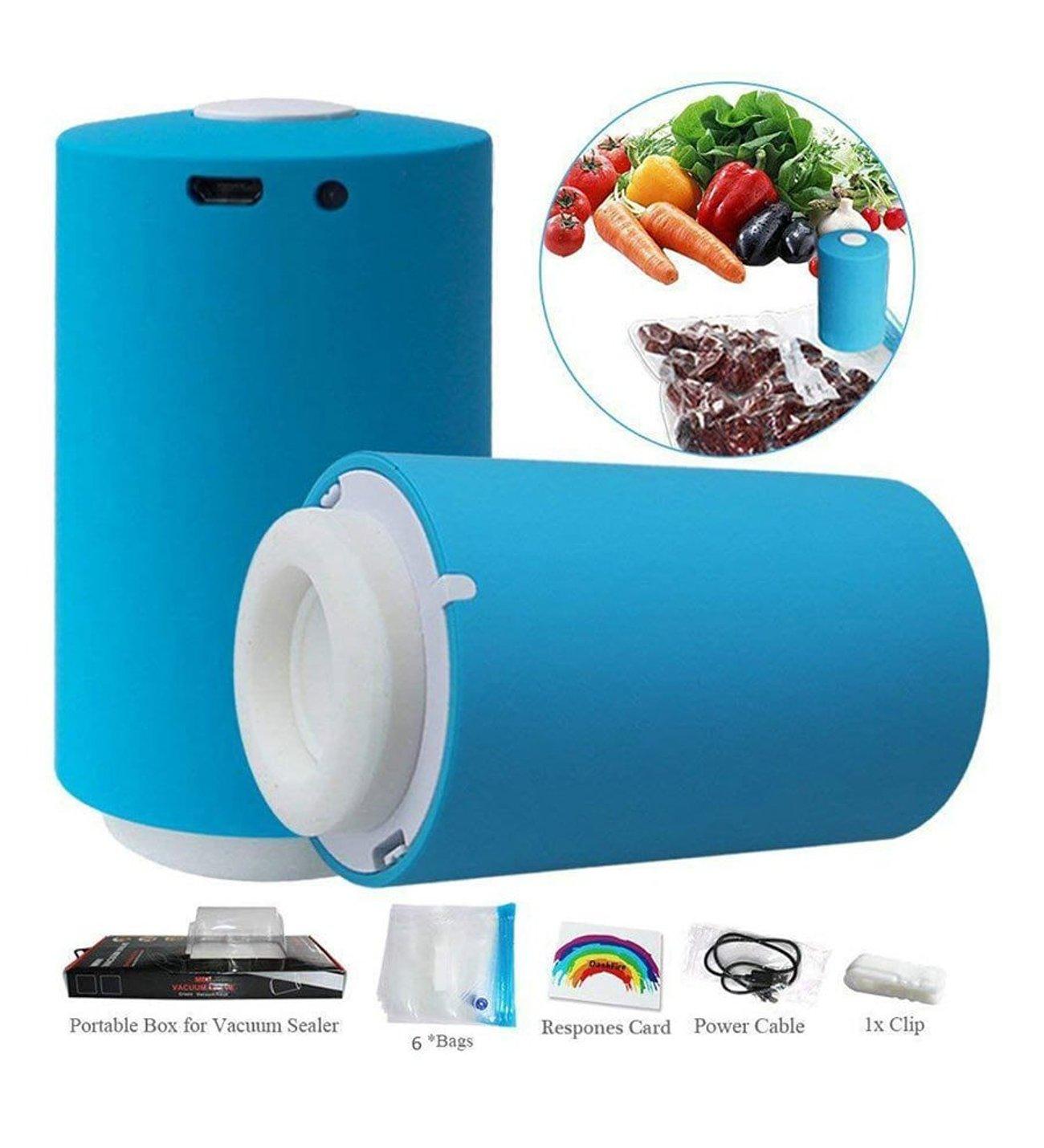 Şarjlı Ev Tipi Gıda Saklama Vakum Makinesi